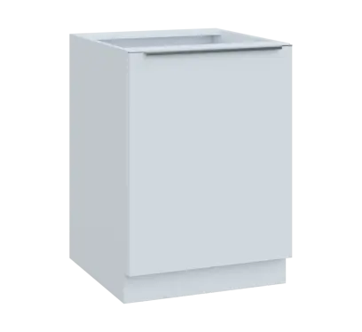 SIS - 6D spodní skříňka, 1-dveřová, pravá, 870x600x600, bílá